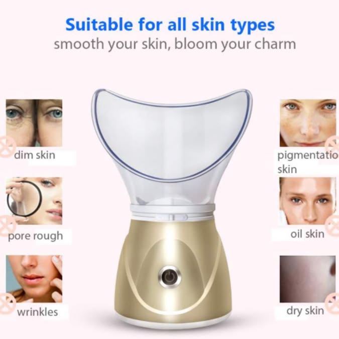 Deep Cleaning Facial Cleaner Steaming Device