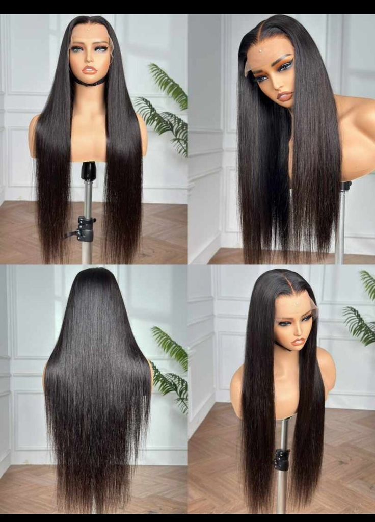 Burgundy Lace Front Wig(human blend)