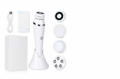 4 In 1 Rechargeable Handheld Facial Cleansing Brush