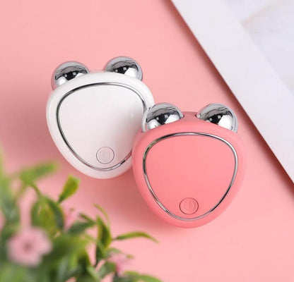 Electric EMS Facial Massager Mini Portable Microcurrent Facial Lifting Massage Roller