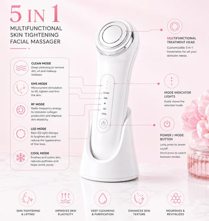 5 in 1 Multifunctional Skin Tightening Facial Massager