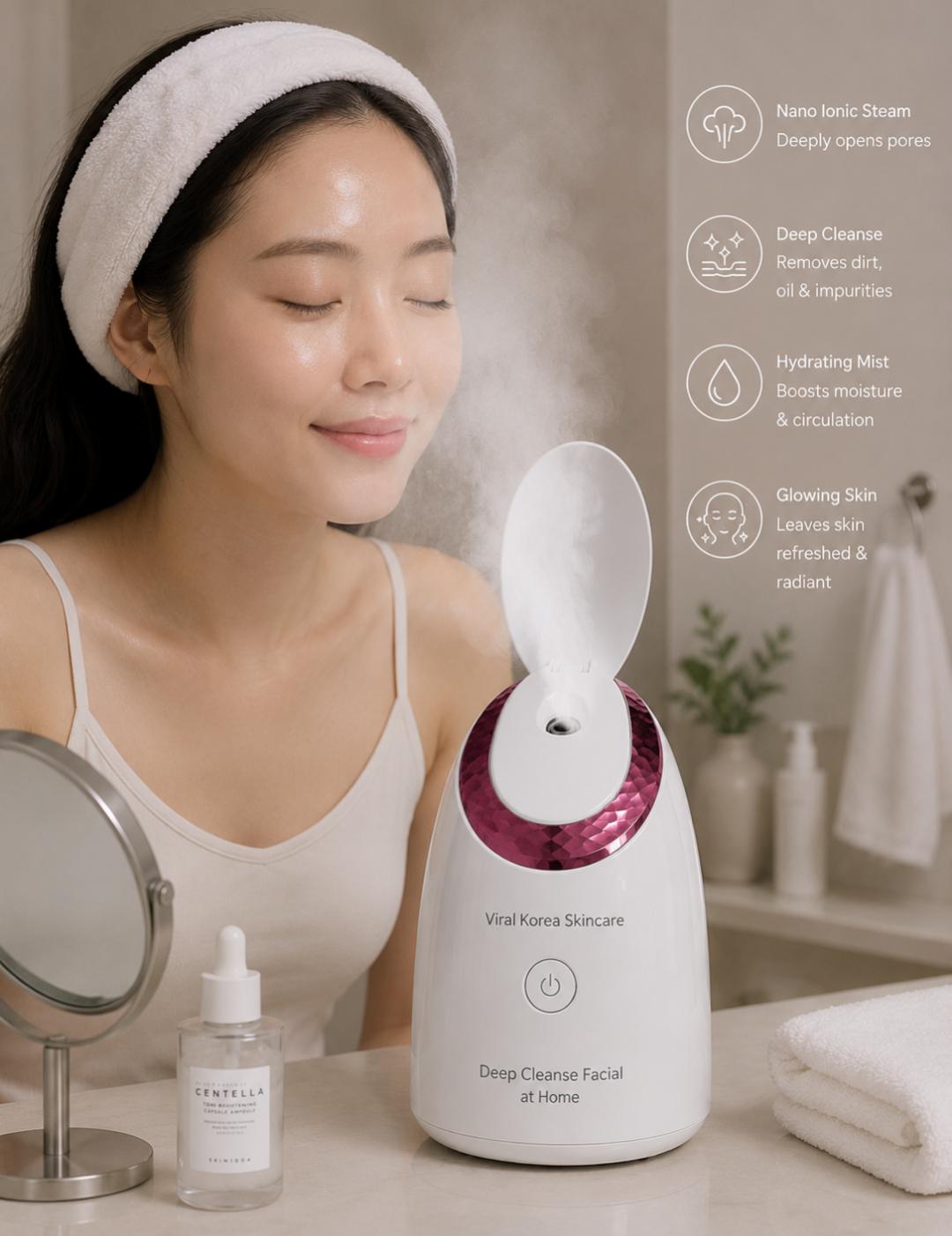 Viral Korea Skincare deep cleanse facial at home